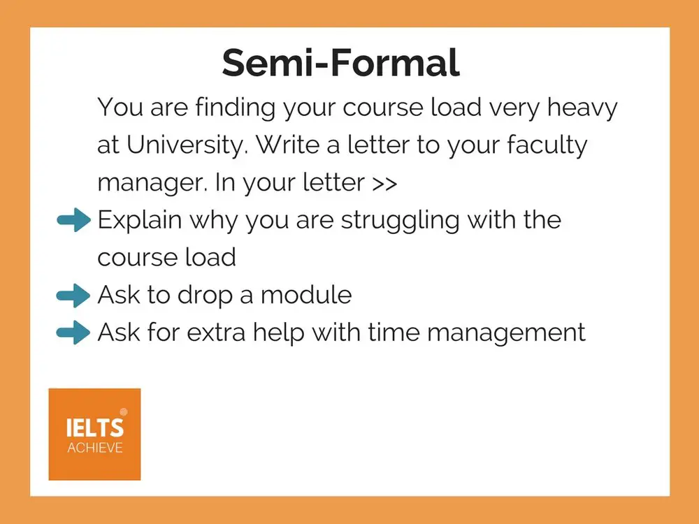 Semi Formal Letter: You want to drop a course at University