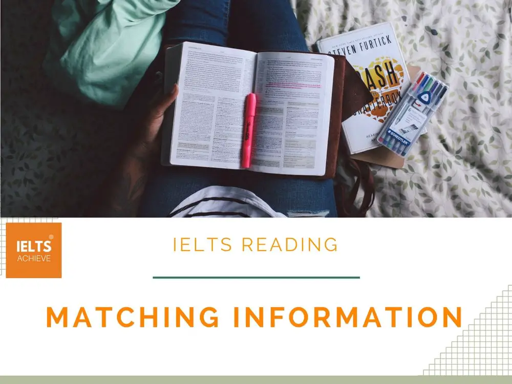 IELTS reading matching information