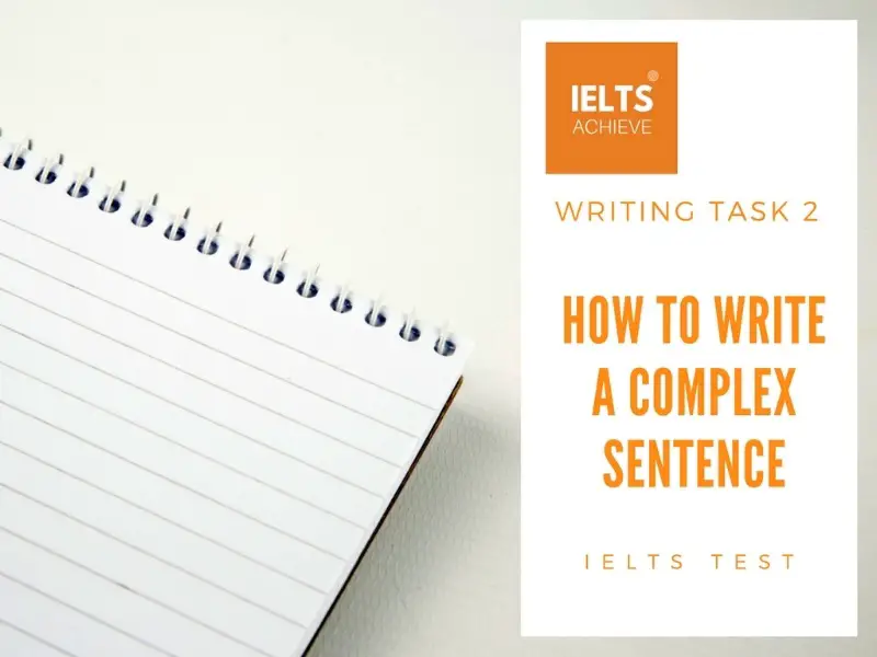 how to write a complex sentence