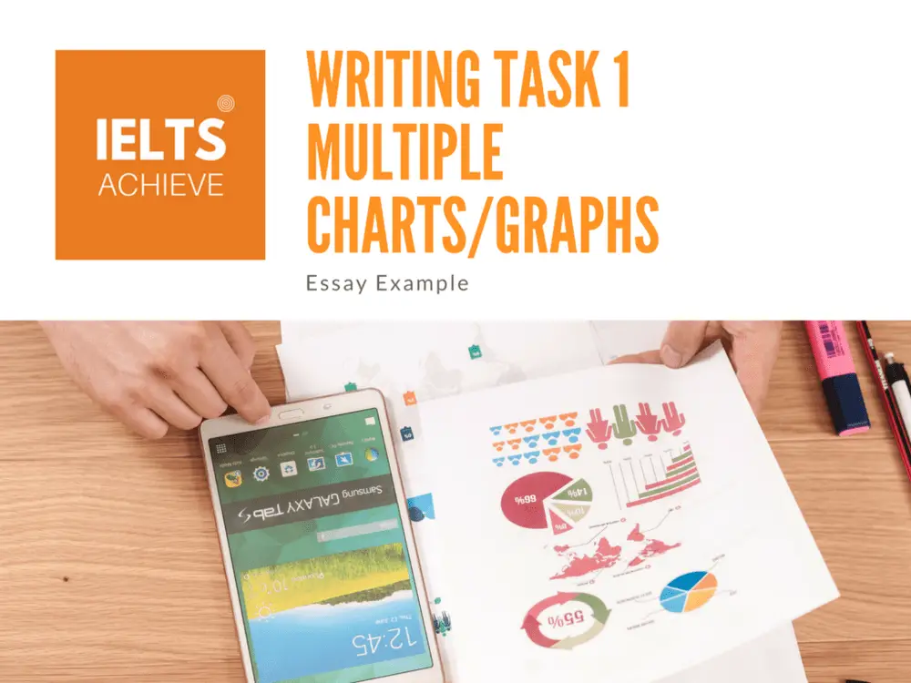 IELTS Writing Task 1 - Multiple Charts Essay