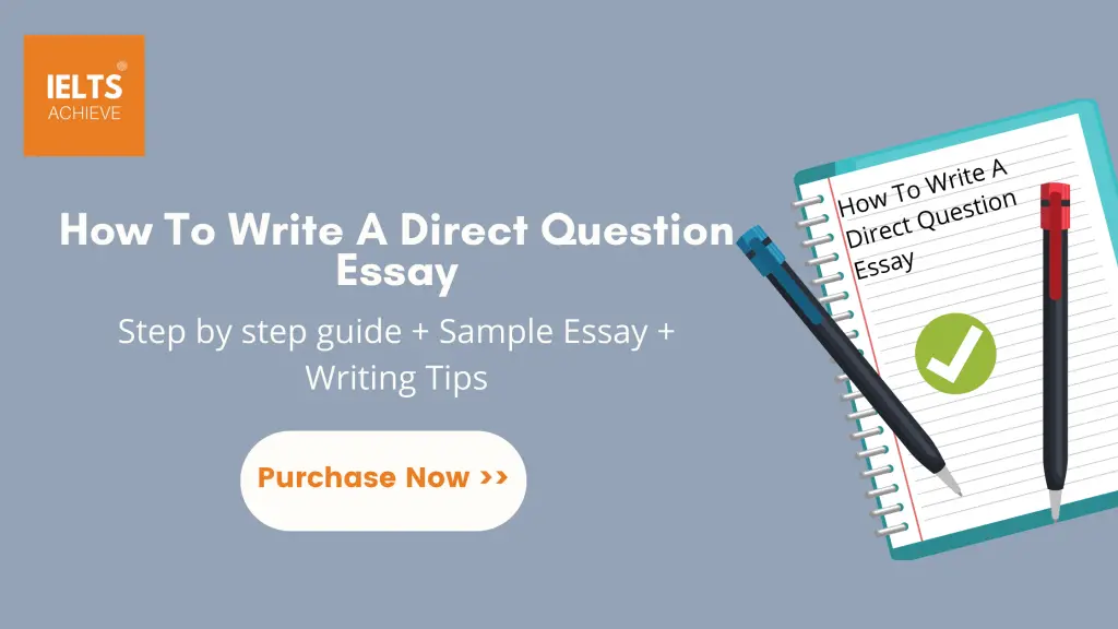 How to write a direct question Essay