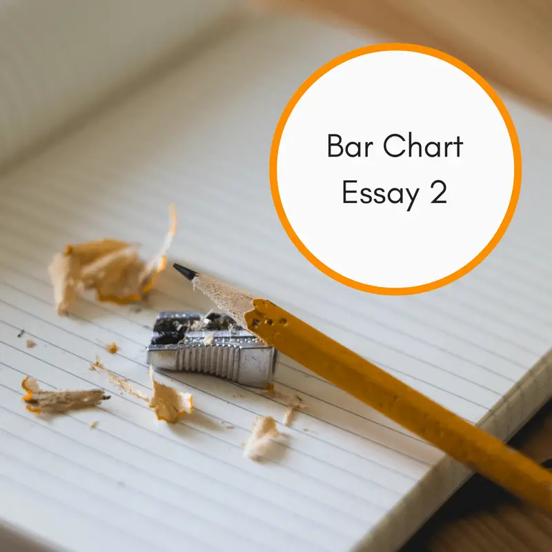 IELTS Writing Task 1 - Bar Chart Example Essay - 2