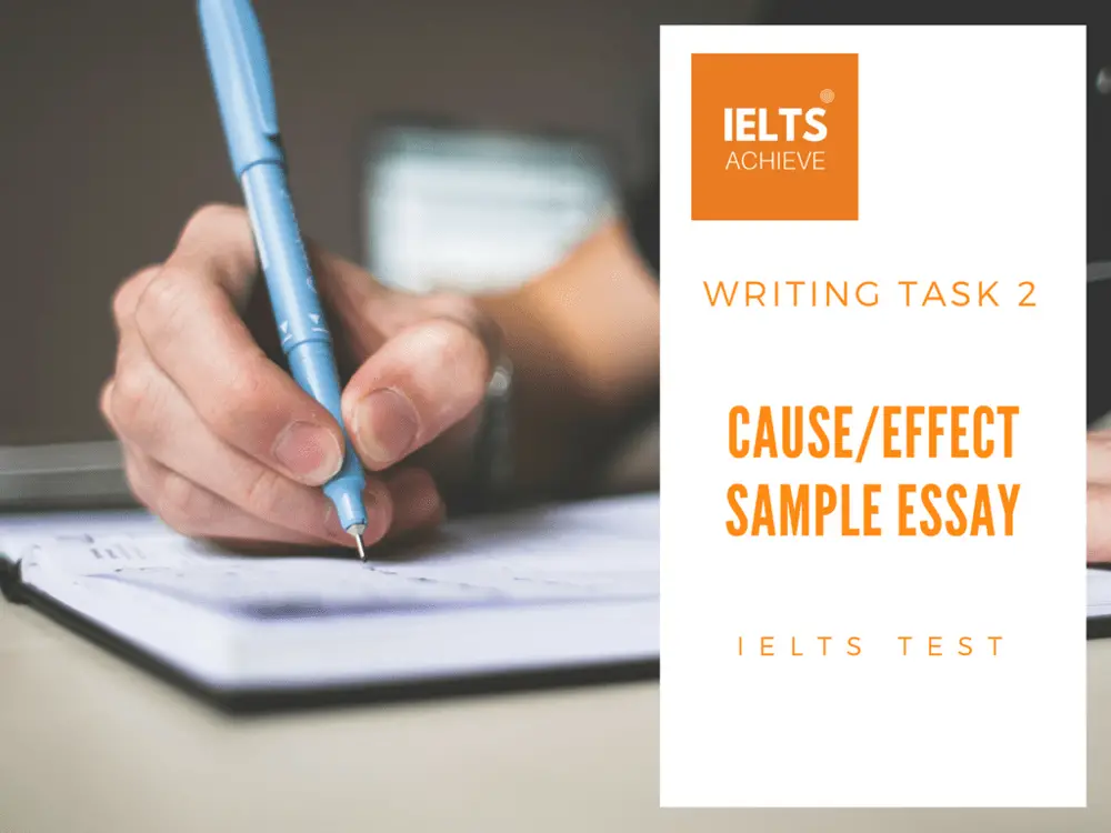 IELTS cause and effect essay example