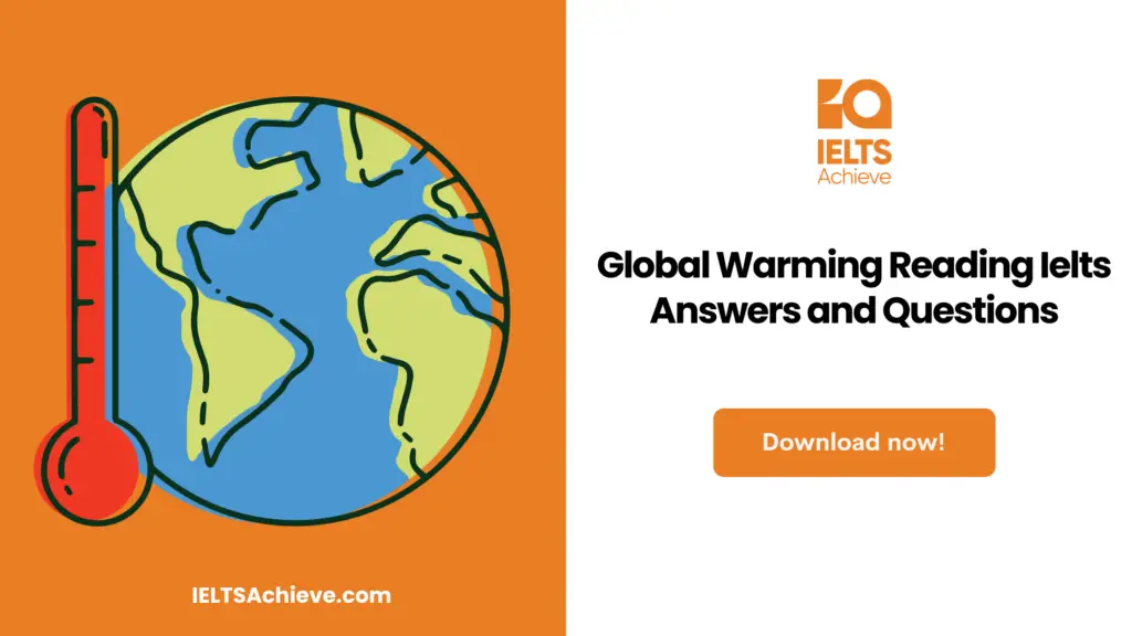 ielts essay about global warming